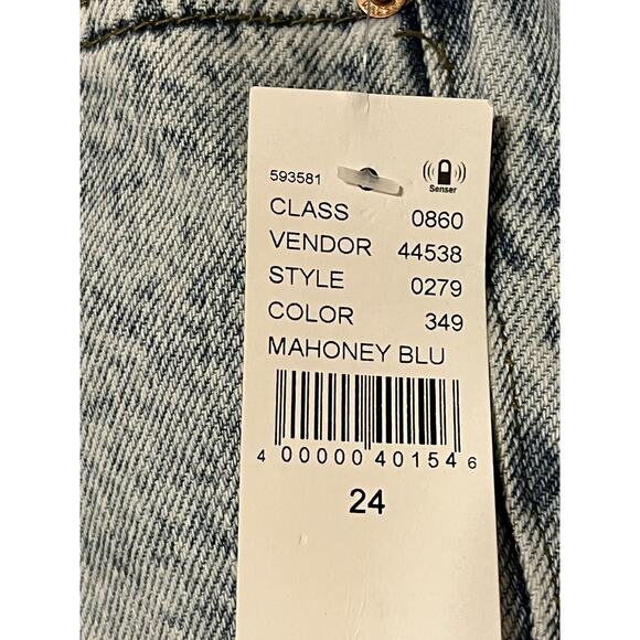 NWT! PACSUN Mom Jeans •24• Mahoney Acid Wash High Rise 80’s - Picture 7 of 10